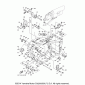 Схема узла: Рама Yamaha XV1900 Raider