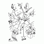 Схема вузла: Електроустаткування 1 Yamaha FZS1000 FZ1