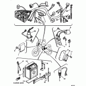 Схема узла: Электрооборудование 1 Yamaha XTZ750 Super Tenere