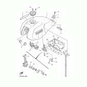 Схема вузла: Бачок карбюратора Yamaha XJR1300