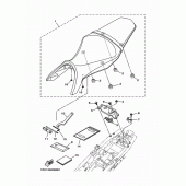 Схема узла: Сиденье Yamaha MT09/ MTN850 MT-09