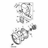 Схема узла: Фара (FOR XV1100S) Yamaha XV1100 Virago Special