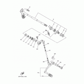 Схема вузла: Вал перемикання Yamaha XTZ1200 Super Tenere ES