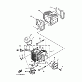 Схема вузла: Головка циліндра Yamaha TTR50 TT-R50