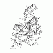 Схема вузла: Рама Yamaha XV1700 Road Star