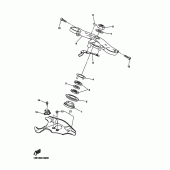 Схема узла: Рулевой механизм Yamaha YZF-R6/ YZF600 R6