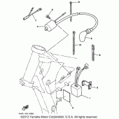 Схема узла: Электрооборудование (1) Yamaha WR250 WR250Z