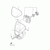 Схема вузла: Фара Yamaha WR400F