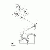 Схема вузла: Вал перемикання Yamaha XVS400 Drag Star Classic