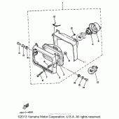 Схема вузла: Фара Yamaha XT350 XT350