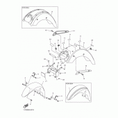 Схема вузла: Крило Yamaha XVS1300 Midnight Star