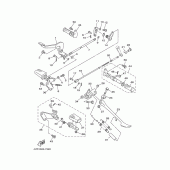 Схема узла: Подножки и Подставка Yamaha XVS650 Drag Star Classic