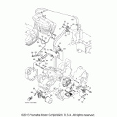 Схема узла: Масляный насос Yamaha XV1700 Road Star Silverado