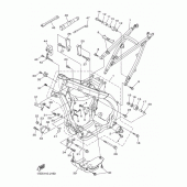 Схема вузла: Рама Yamaha YZ250 YZ250F