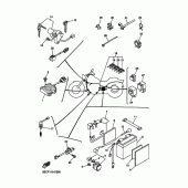 Схема вузла: Електроустаткування 1 Yamaha XVS650 Drag Star Silverado