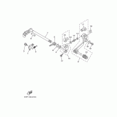Схема вузла: Вал перемикання Yamaha TTR125 TT-R125