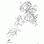 Схема узла: Крыло Yamaha XTZ750 Super Tenere