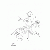 Схема вузла: Задній ліхтар (Стоп-сигнал) Yamaha XSR900/MTM850 XSR900 Abarth