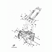 Схема вузла: Рама Yamaha MT09/MTN850 MT-09
