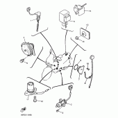 Схема вузла: Электрооборудование 2 Yamaha XJ600 Diversion (S-TYPE)