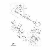 Схема вузла: Поворотники 2 Yamaha XVS400 Drag Star Classic