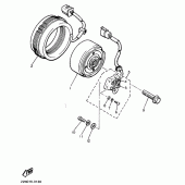 Схема узла: Генератор Yamaha XJ900 Diversion