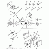 Схема узла: Электрооборудование 1 Yamaha XVS650 Drag Star