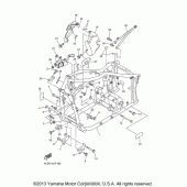 Схема вузла: Рама Yamaha XVS650 V-Star Classic