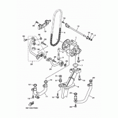 Схема вузла: Масляний насос Yamaha FZ10/MTN1000 MT-10 SP