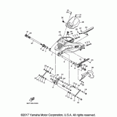 Схема вузла: Задній важіль та підвіска Yamaha FZ10/ MTN1000 FZ-10