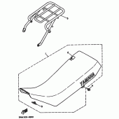 Схема узла: Сиденье Yamaha DT125 DT125R