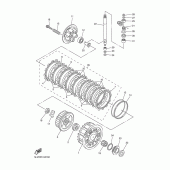 Схема вузла: Зчеплення Yamaha FZS1000 FAZER
