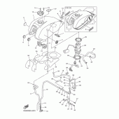 Схема узла: Топливный бак Yamaha XJR1300