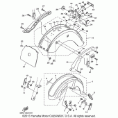 Схема узла: Крыло Yamaha XVS650 V-Star Classic