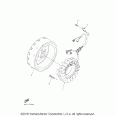 Схема вузла: Генератор Yamaha XVS950 V-Star Tourer