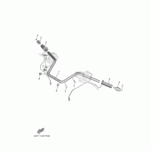 Схема узла: Руль и Тросики Yamaha XV1900 Star Venture