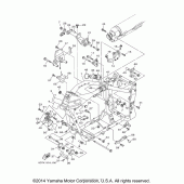 Схема вузла: Рама Yamaha XV1900 Stratoliner Deluxe