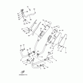 Схема узла: Выхлопная система Yamaha XT660 XT660R