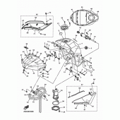 Схема вузла: Паливний бак Yamaha YZF-R1 R1