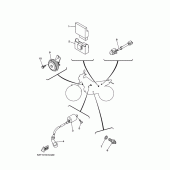 Схема вузла: Електроустаткування 2 Yamaha XG250 TRICKER