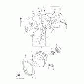 Схема узла: Фара Yamaha XVS1300 Midnight Star