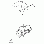 Схема вузла: Опція Yamaha XJ600 Diversion (S-TYPE)