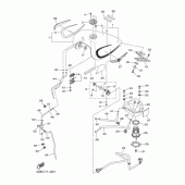 Схема вузла: Паливний бак Yamaha XVS1300 V-Star Classic