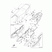 Схема узла: Сиденье Yamaha YBR125