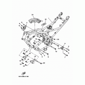 Схема узла: Рама Yamaha YBR250