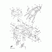 Схема вузла: Рама Yamaha VMX17 V-MAX