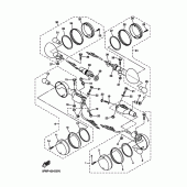 Схема узла: Поворотники Yamaha XVS1100 V-Star Custom