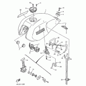 Схема узла: Топливный бак Yamaha XJR1200
