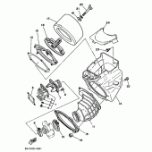 Схема узла: Впускная система Yamaha YZ125