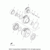 Схема узла: Привод стартера Yamaha FZ1 FZ1